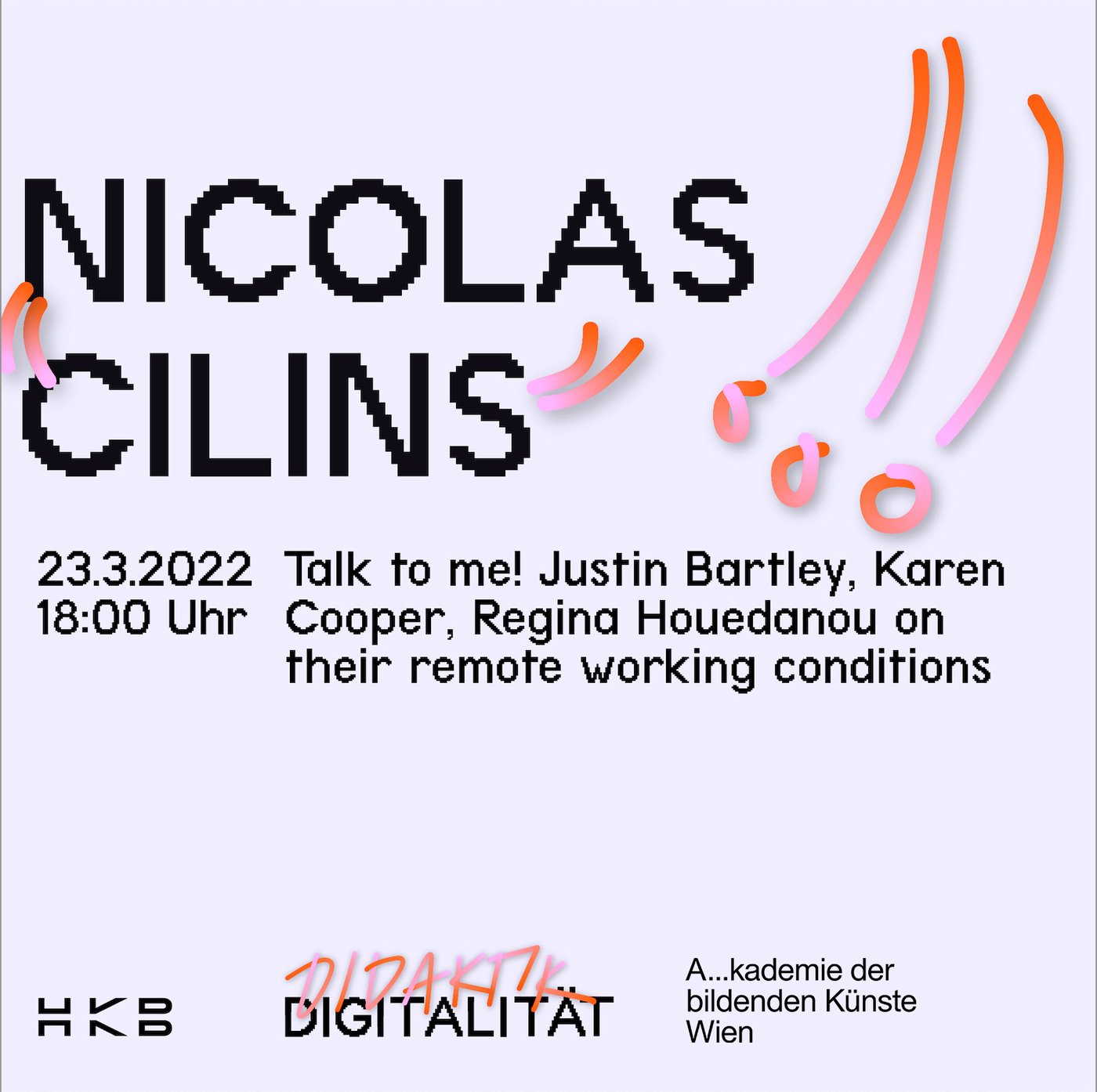 Flyer für den Vortrag #Didaktik mit Nicolas Cilins